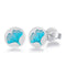 Mystical Leaf Earrings - Rhodium Plated - Modern Design - Free Box Packaging