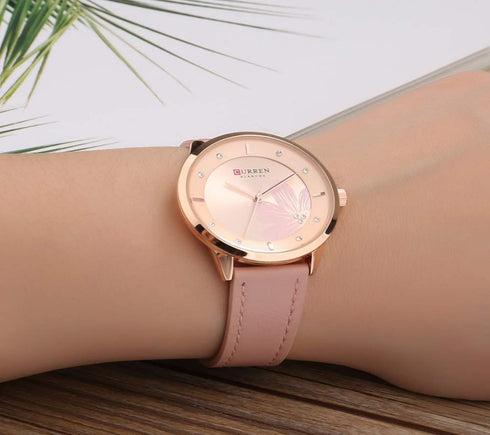 Curren Floral - Women's Watch - Rose Gold Plated - Majestic Dial - Water Resistant - 1 Year Warranty!