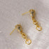 Wild Treasure Earrings - 18K Genuine Gold Plating over Quality Copper - Free Box Packaging!