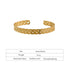 Deluxe Bangle - 18K Genuine Gold Stainless Steel - Free Box Packaging!