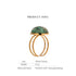 Opera Ring - Adjustable Size - 18K Genuine Gold Plated over Pure Stainless Steel - Free Box Packaging!
