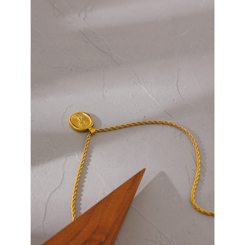 Allora Necklace - 18K Genuine Gold Plated over Pure Stainless Steel! - Chic Design! - Free Box Packaging