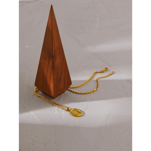 Allora Necklace - 18K Genuine Gold Plated over Pure Stainless Steel! - Chic Design! - Free Box Packaging