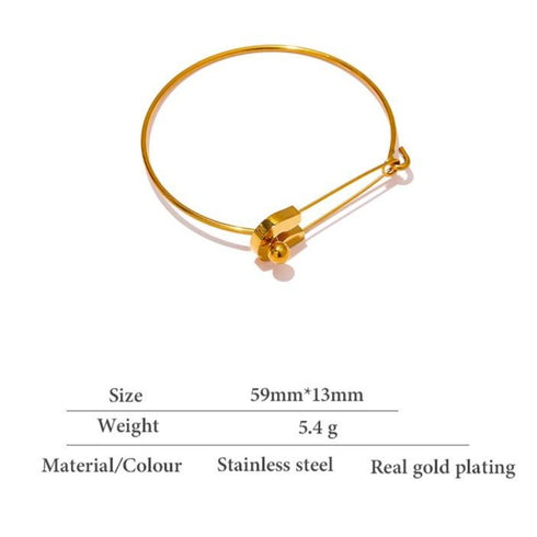 Wanderlust Bracelet - 18K Genuine Gold Stainless Steel - Free Box Packaging!